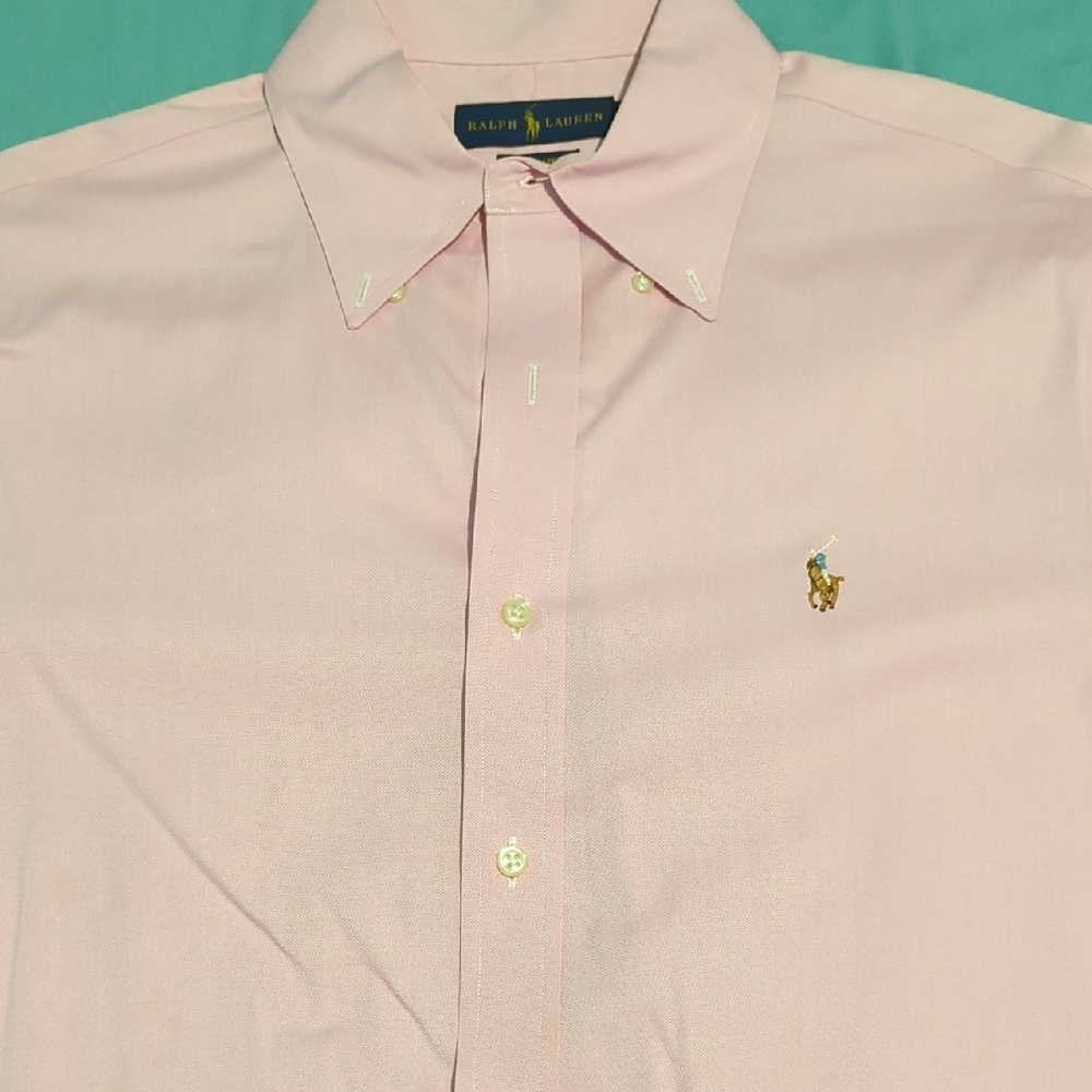 Ralph Lauren Light Pink Dress Shirt - Picture 7 of 8